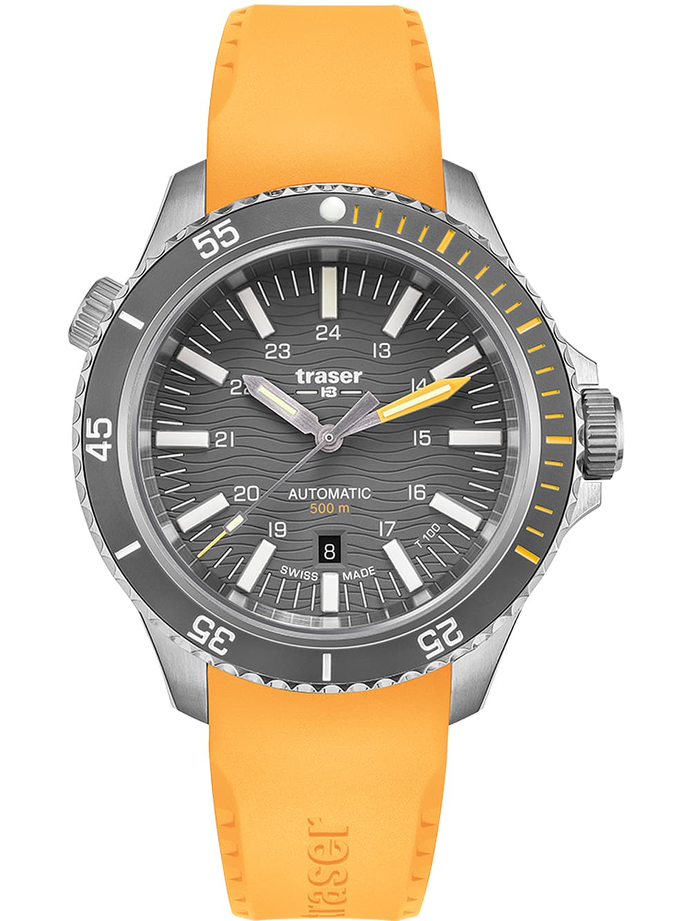 Traser H3 110331 P67 Diver Automatik T100 Grey Herrenuhr 46mm 50ATM