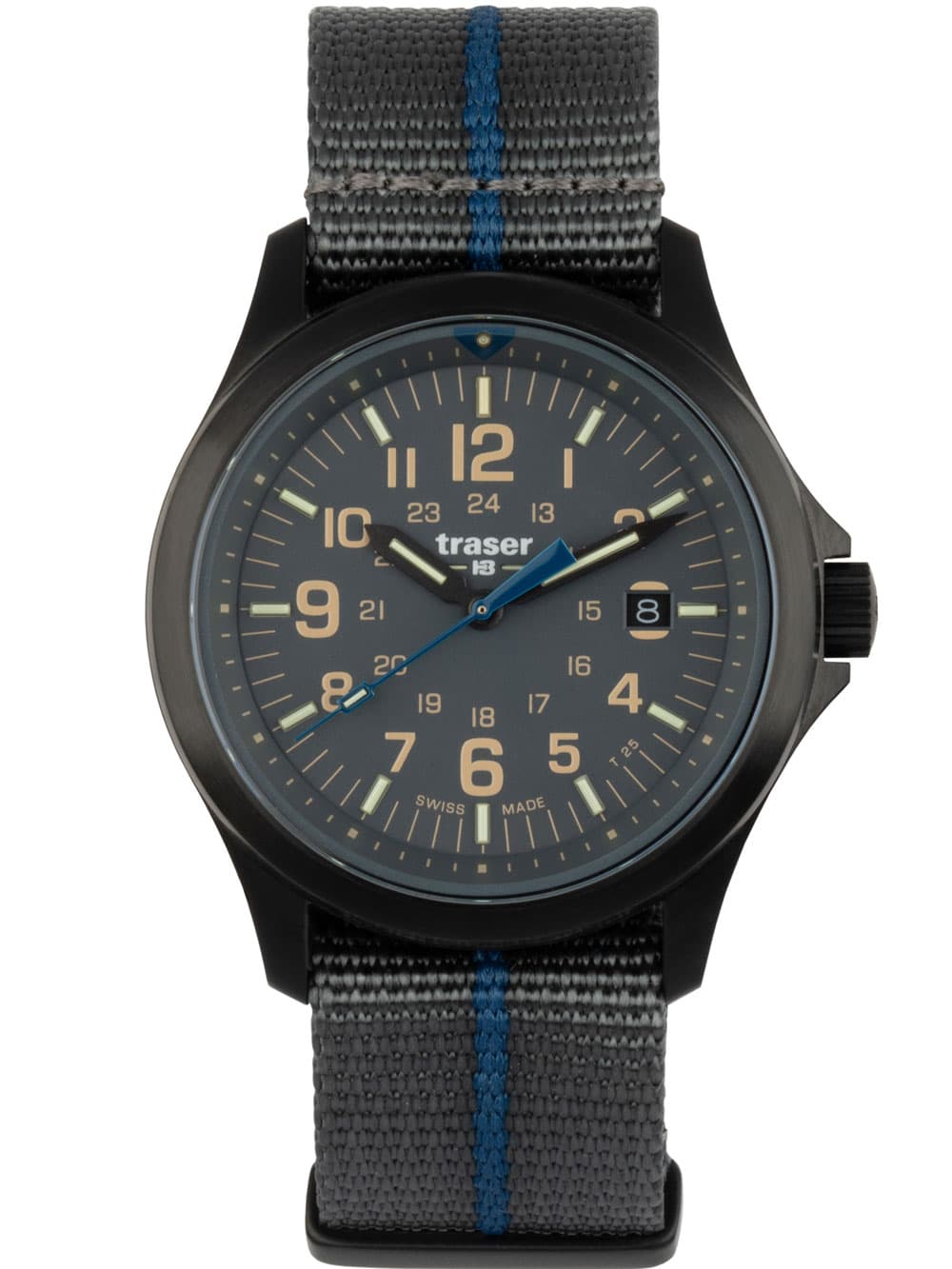 Traser H3 111071 Herrenuhr P67 Officer Pro Grey 42mm 10ATM