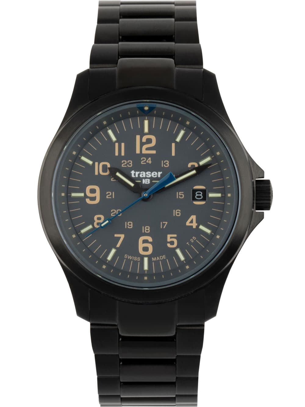 Traser H3 111073 Herrenuhr P67 Officer Pro Grey 42mm 10ATM