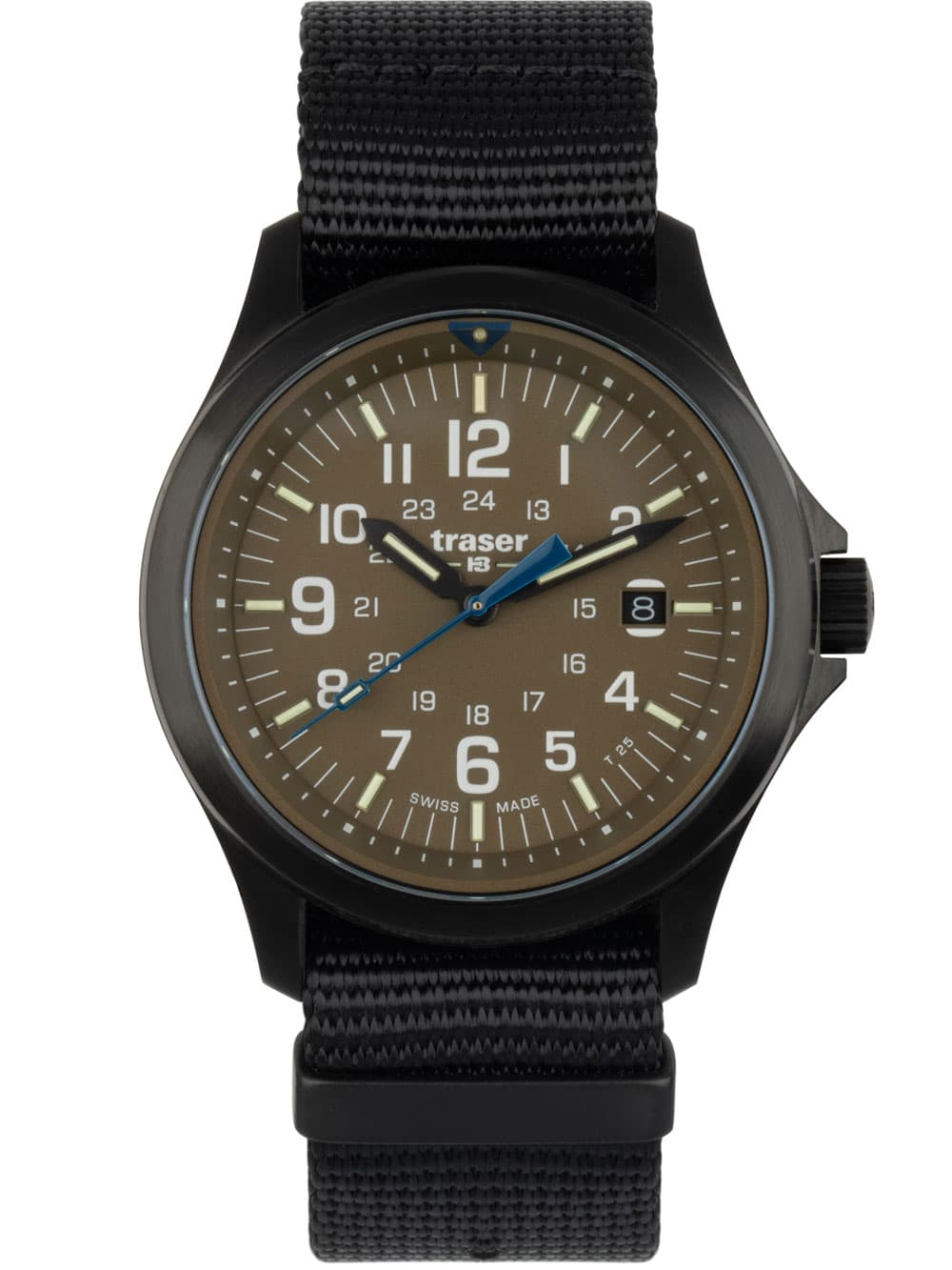 Traser H3 111075 Herrenuhr P67 Officer Pro Khaki 42mm 10ATM
