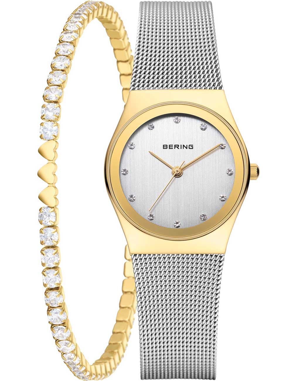 Bering 12927-001-GWP Damenuhr Classic Set mit Armband 27mm 3ATM