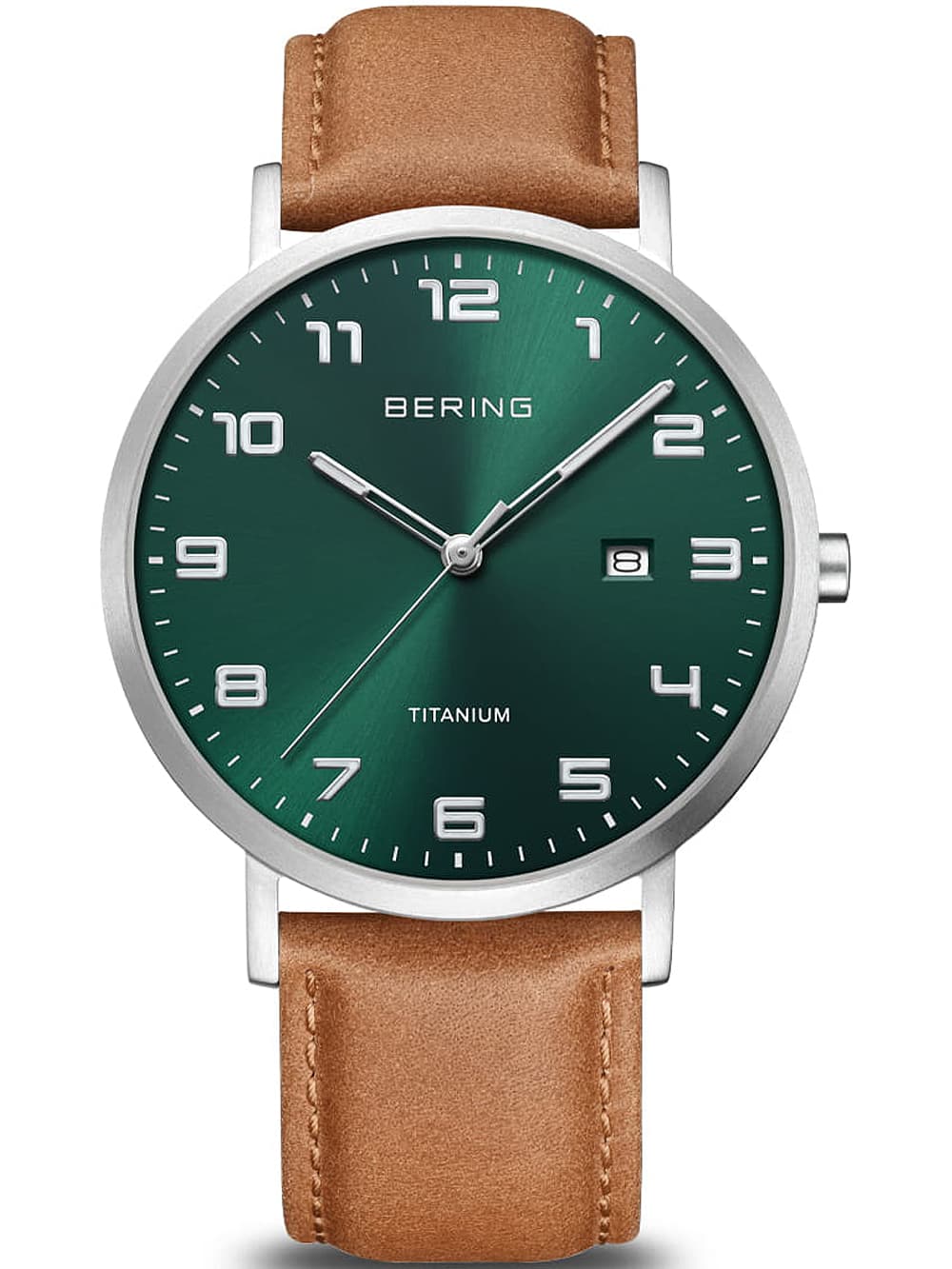 Bering 18640-568 Herrenuhr Titanium 40mm 5ATM