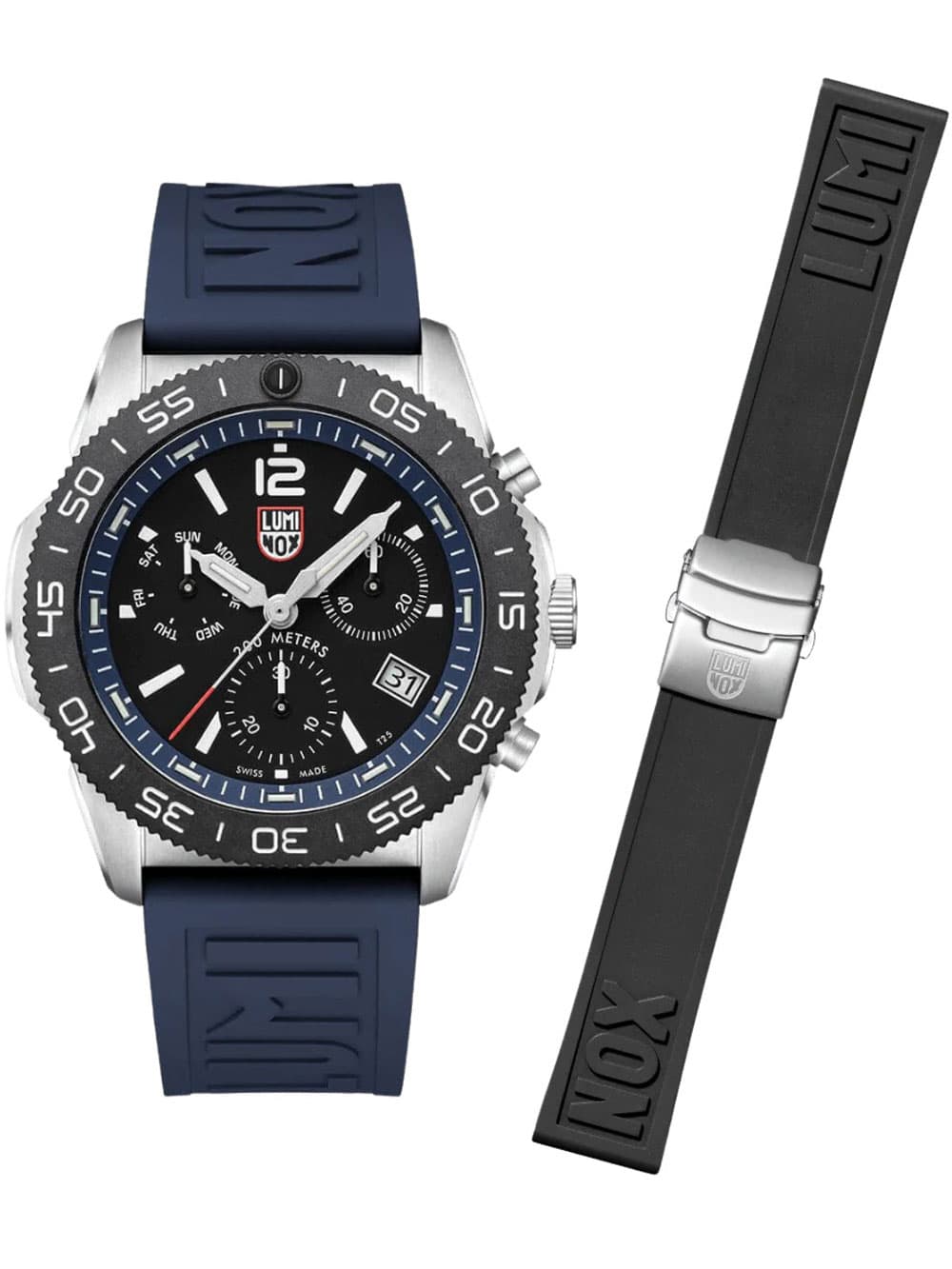 Luminox XS.3143.SET Herrenuhr Pacific Diver Chronograph 44mm 20ATM