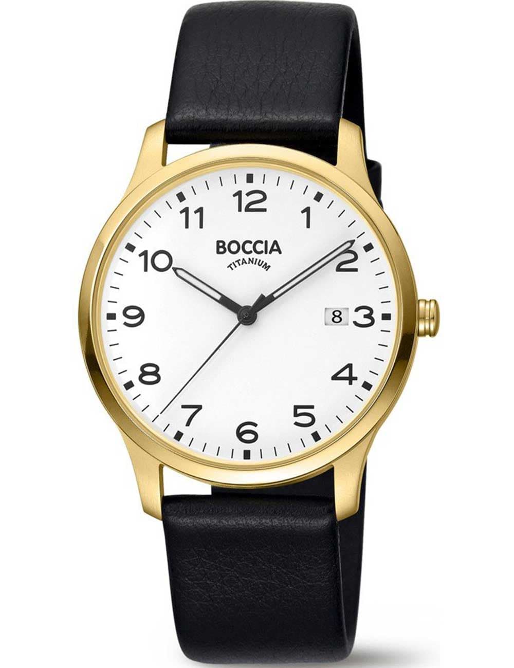 Boccia 3620-08 Herrenuhr Titanium 39mm 5ATM