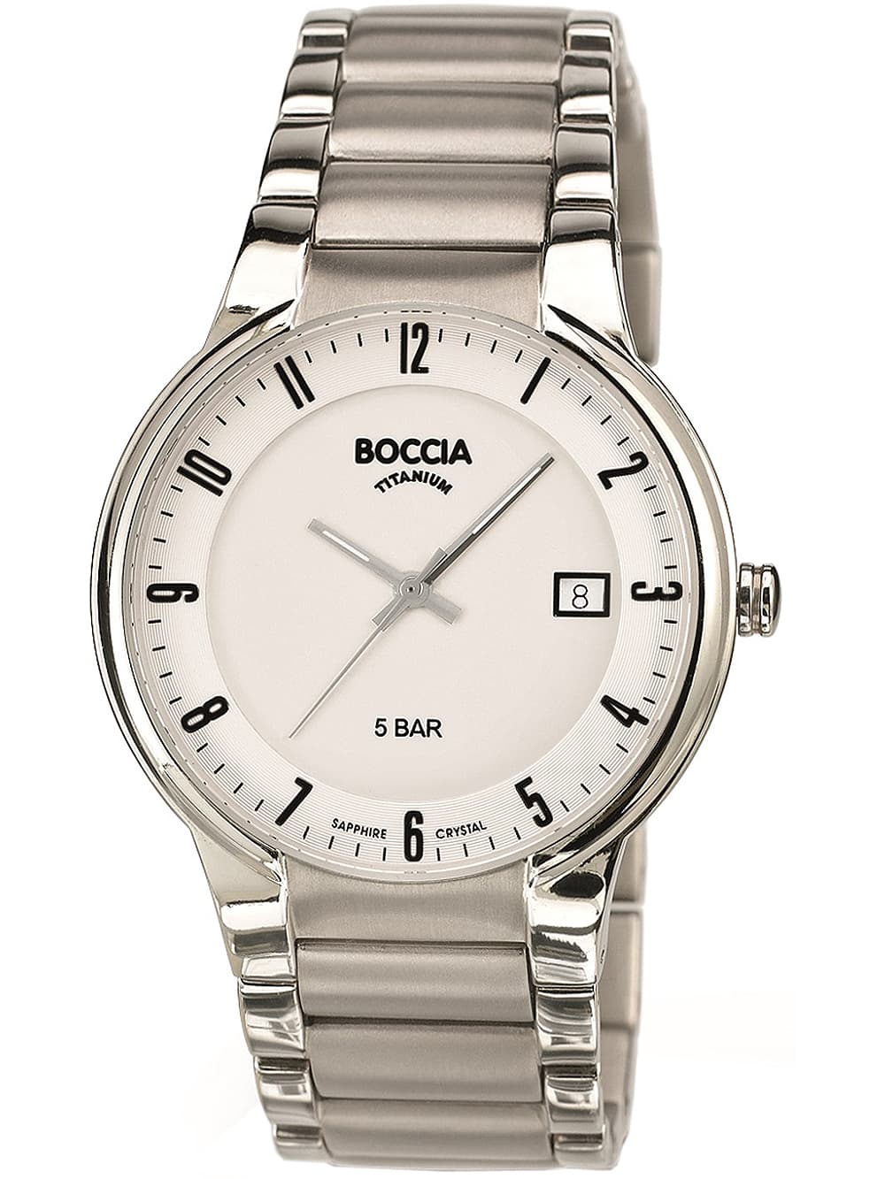 Boccia 3629-02 Herrenuhr Titanium 39mm 5ATM