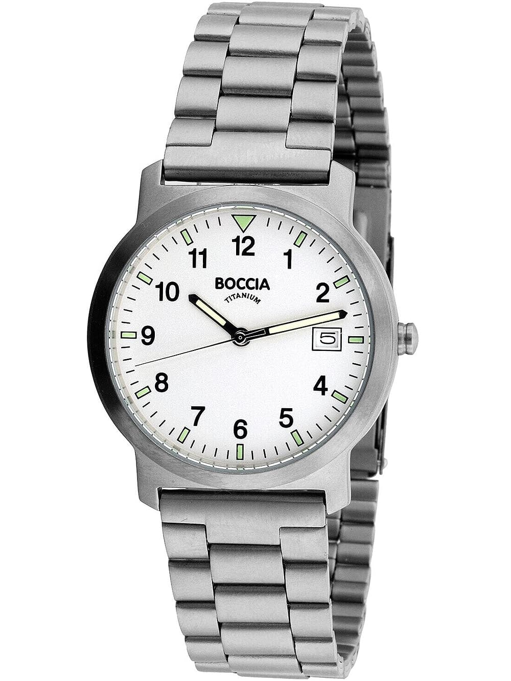 Boccia 3630-02 Herrenuhr Titanium 37mm 5ATM