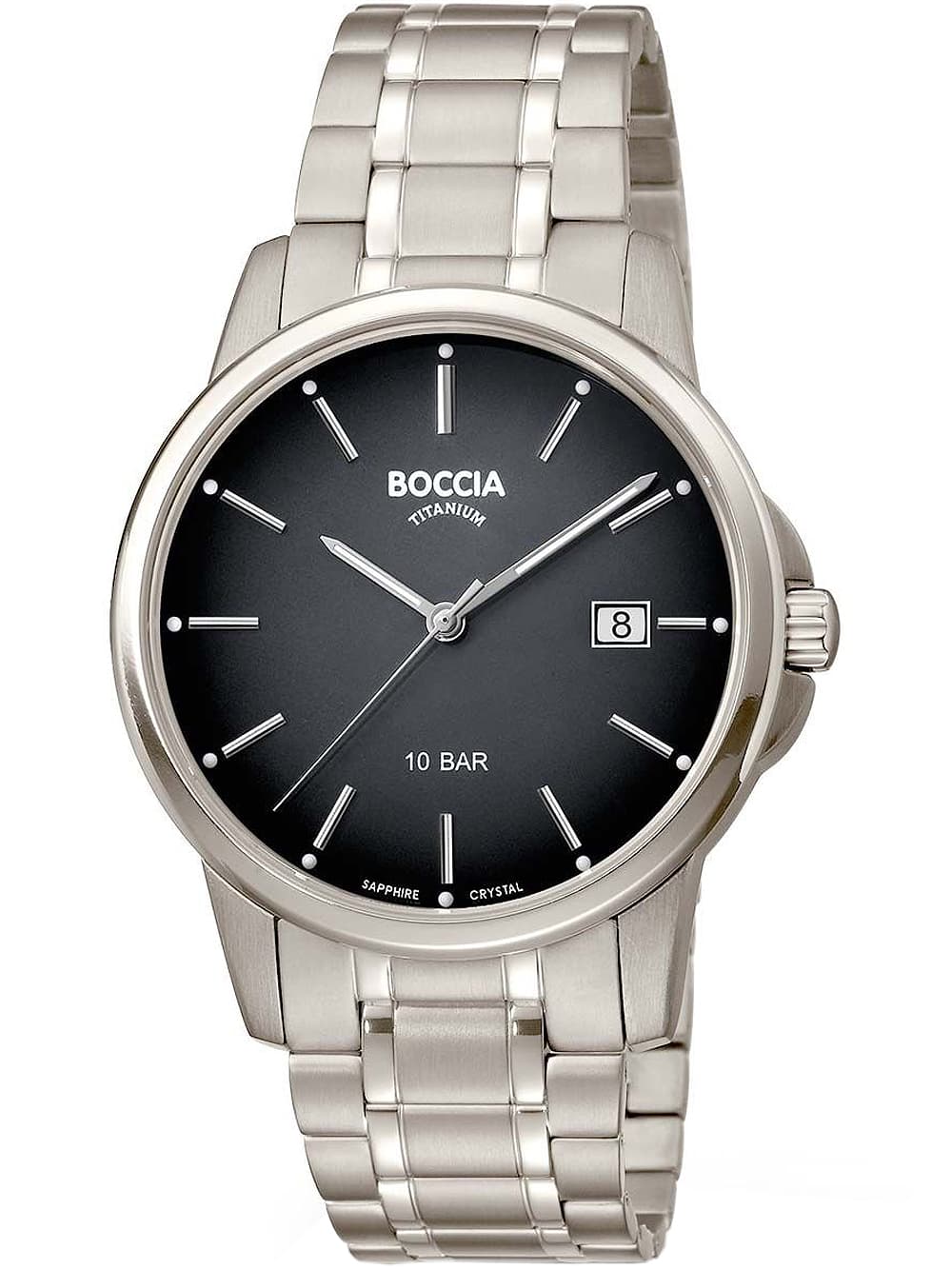 Boccia 3633-07 Herrenuhr Titanium 40mm 10ATM