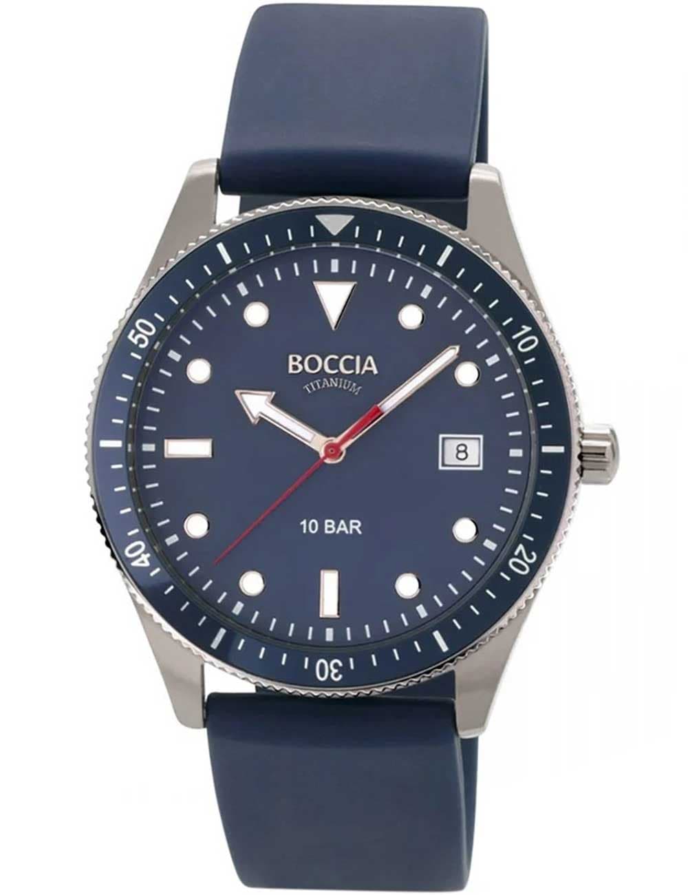 Boccia 3664-02 Herrenuhr Titanium 39mm 10ATM
