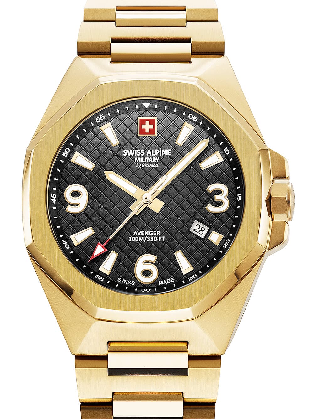Swiss Alpine Military 7005.1117 Typhoon Herrenuhr 42mm 10ATM