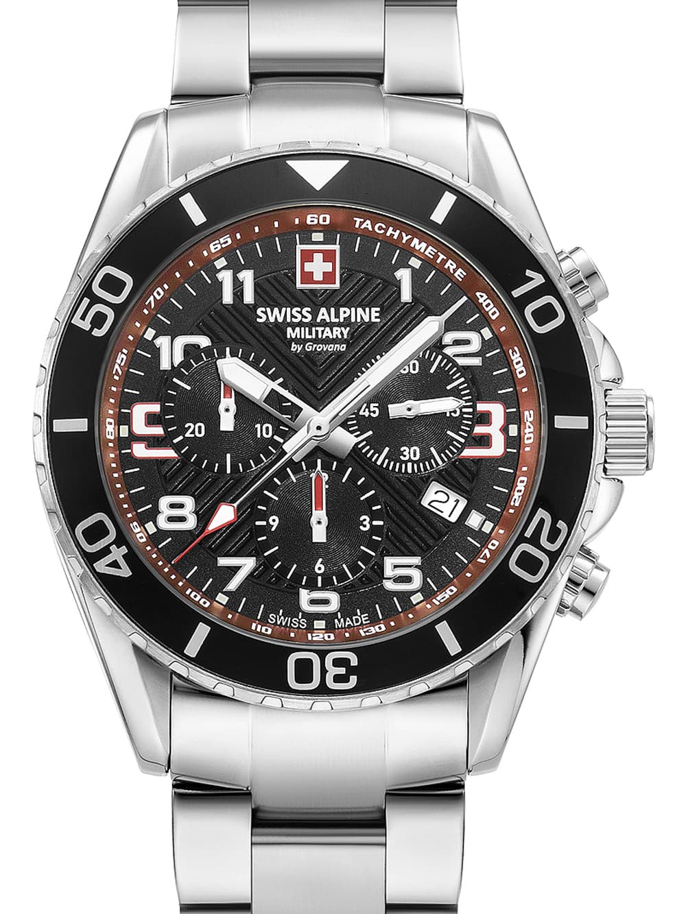 Swiss Alpine Military 7029.9136 Raptor Chronograph Herrenuhr 42mm 10ATM