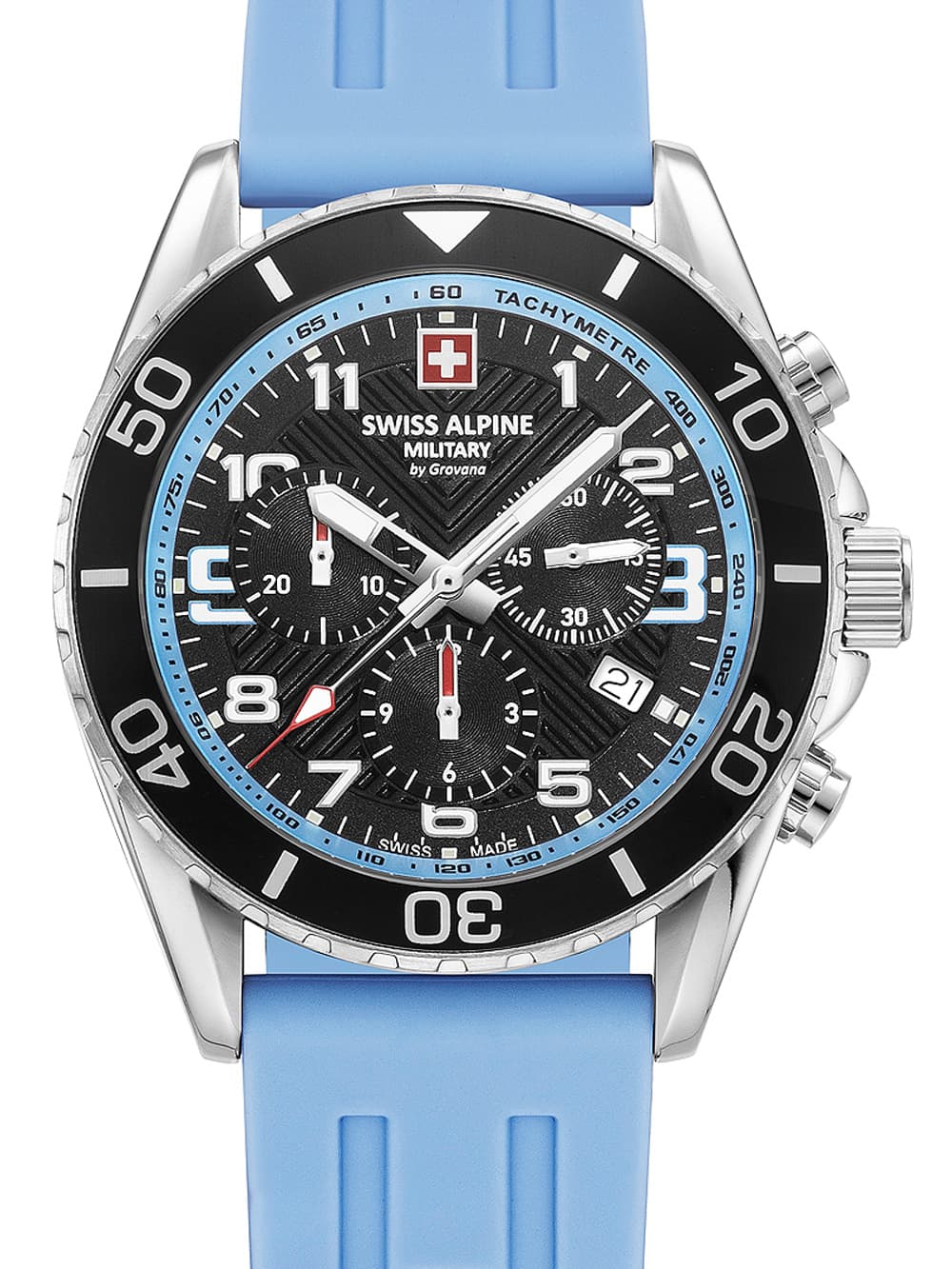 Swiss Alpine Military 7029.9831 Raptor Chronograph Herrenuhr 42mm 10ATM