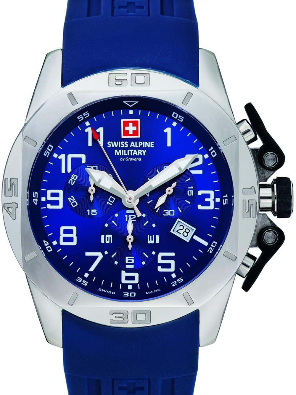 Swiss Alpine Military 7063.9835 Chronograph Herrenuhr 45mm 10ATM