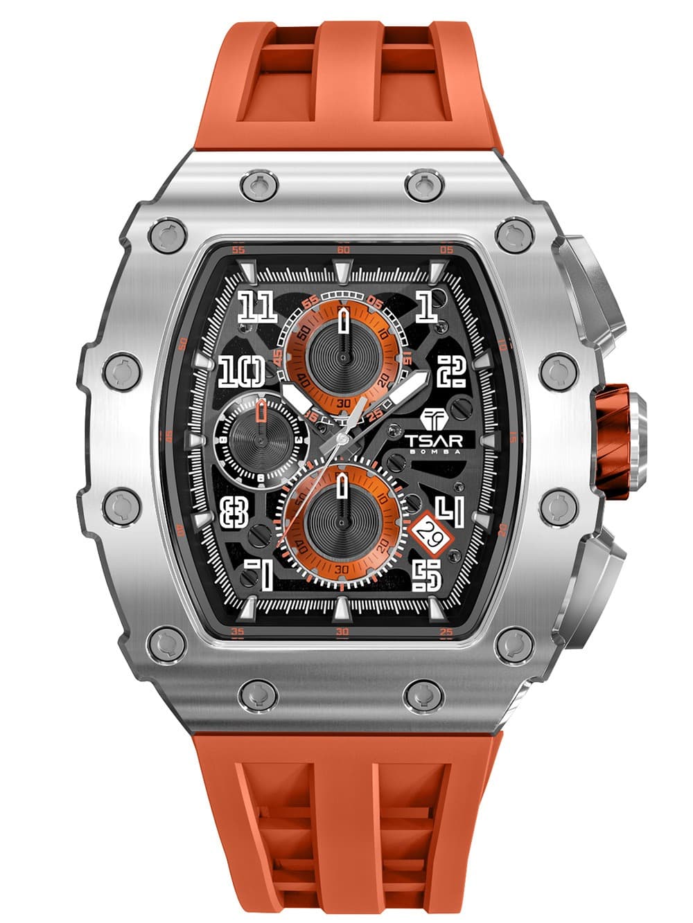 Tsar Bomba TB8204Q-11 Herrenuhr Elemental Chronograph 44mm 5ATM