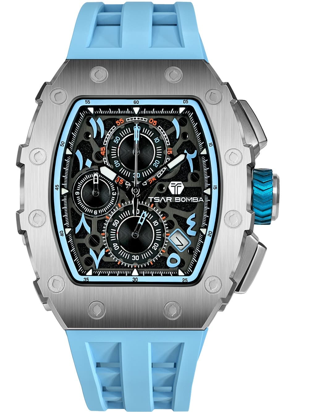 Tsar Bomba TB8204QA-05 Herrenuhr Elemental Chronograph 44mm 5ATM