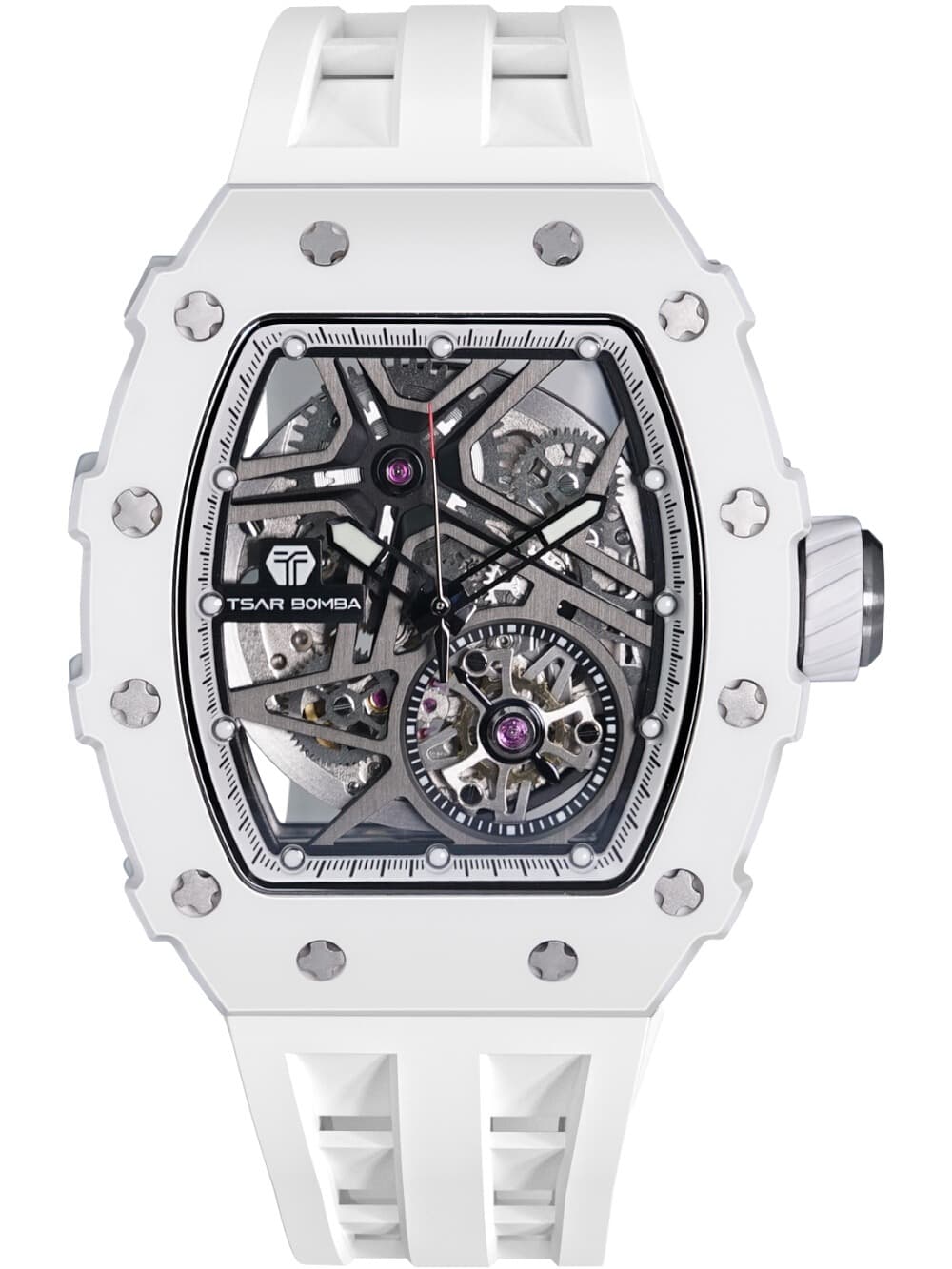 Tsar Bomba TB8209C-02 Herrenuhr Elemental Keramik Automatik 44mm 5ATM