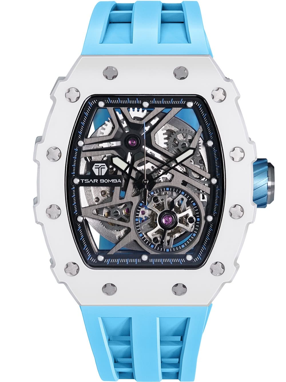 Tsar Bomba TB8209C-04 Herrenuhr Elemental Keramik Automatik 44mm 5 ATM