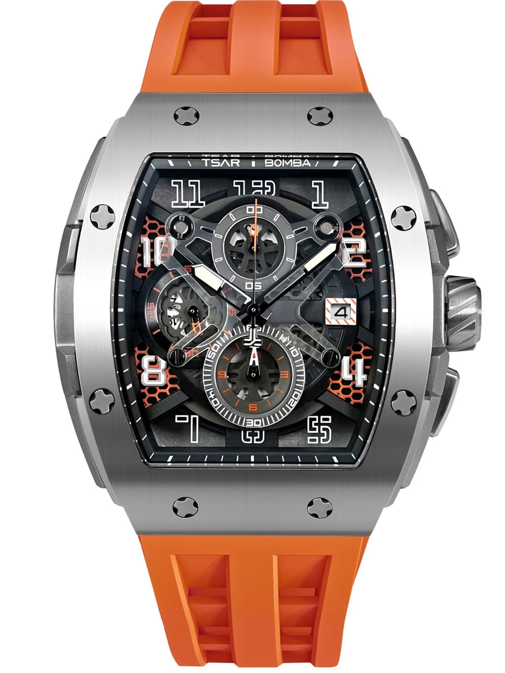 Tsar Bomba TB8211Q-02 Herrenuhr Elemental Chronograph 52mm 5ATM