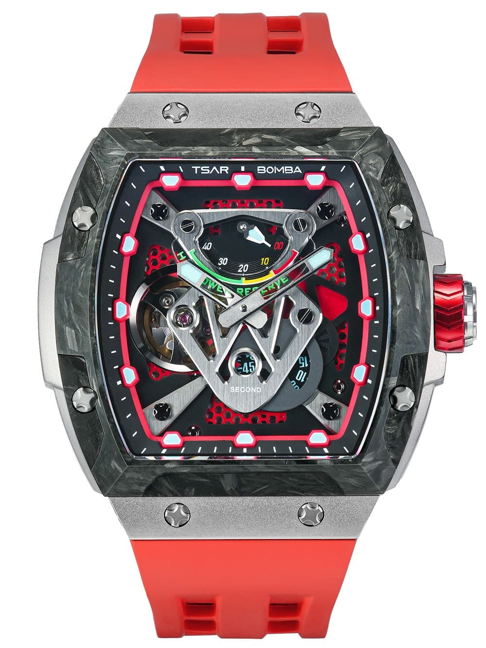 Tsar Bomba TB8216TF-02 Herrenuhr Neutron Limited Edition Automatik 46mm 5ATM