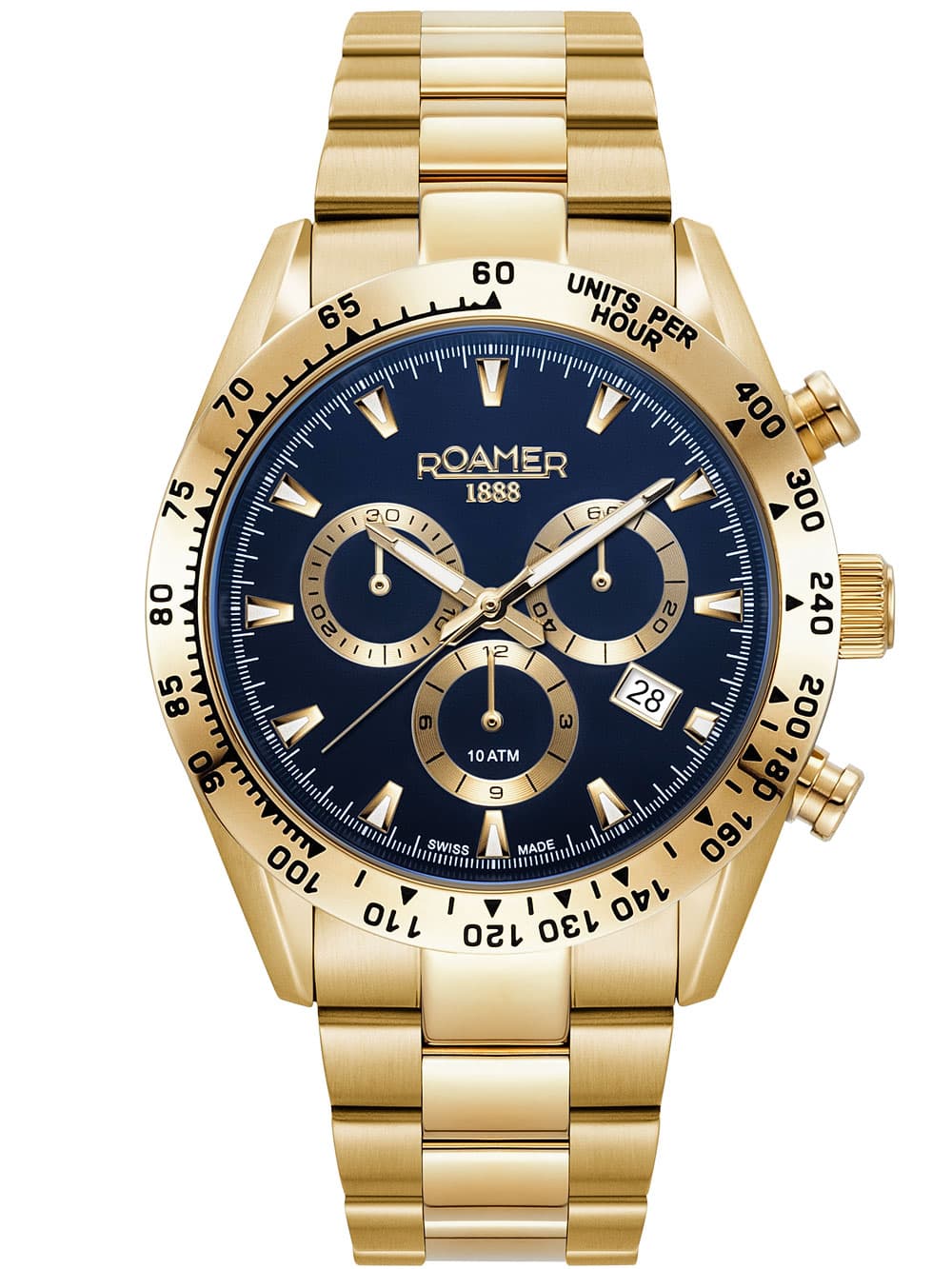 Roamer 850837 48 45 20 Herrenuhr Monza 100 Chronograph 42mm 10ATM