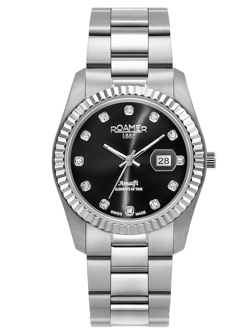Roamer 852844 41 59 20 Damenuhr Amalfi 34mm 10ATM