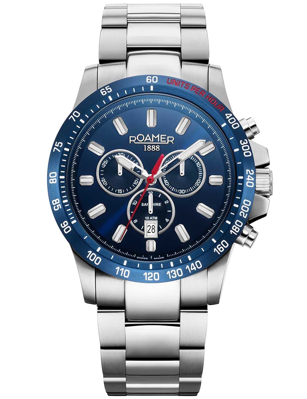 Roamer 861837 41 45 20 Herrenuhr Rimini Chronograph 45mm 10ATM
