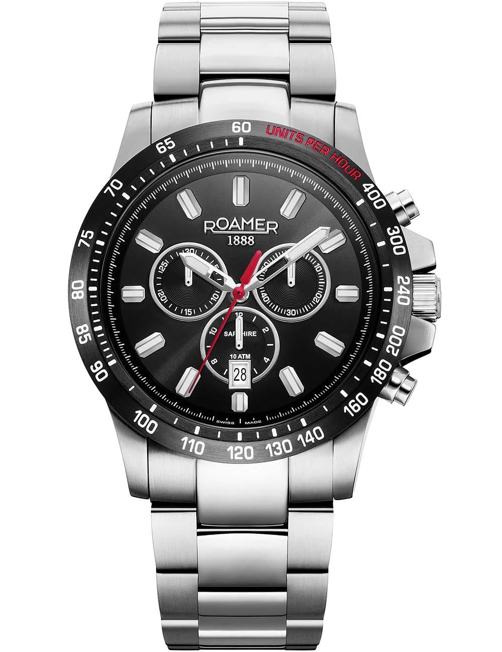 Roamer 861837 41 55 20 Herrenuhr Rimini Chronograph 45mm 10ATM
