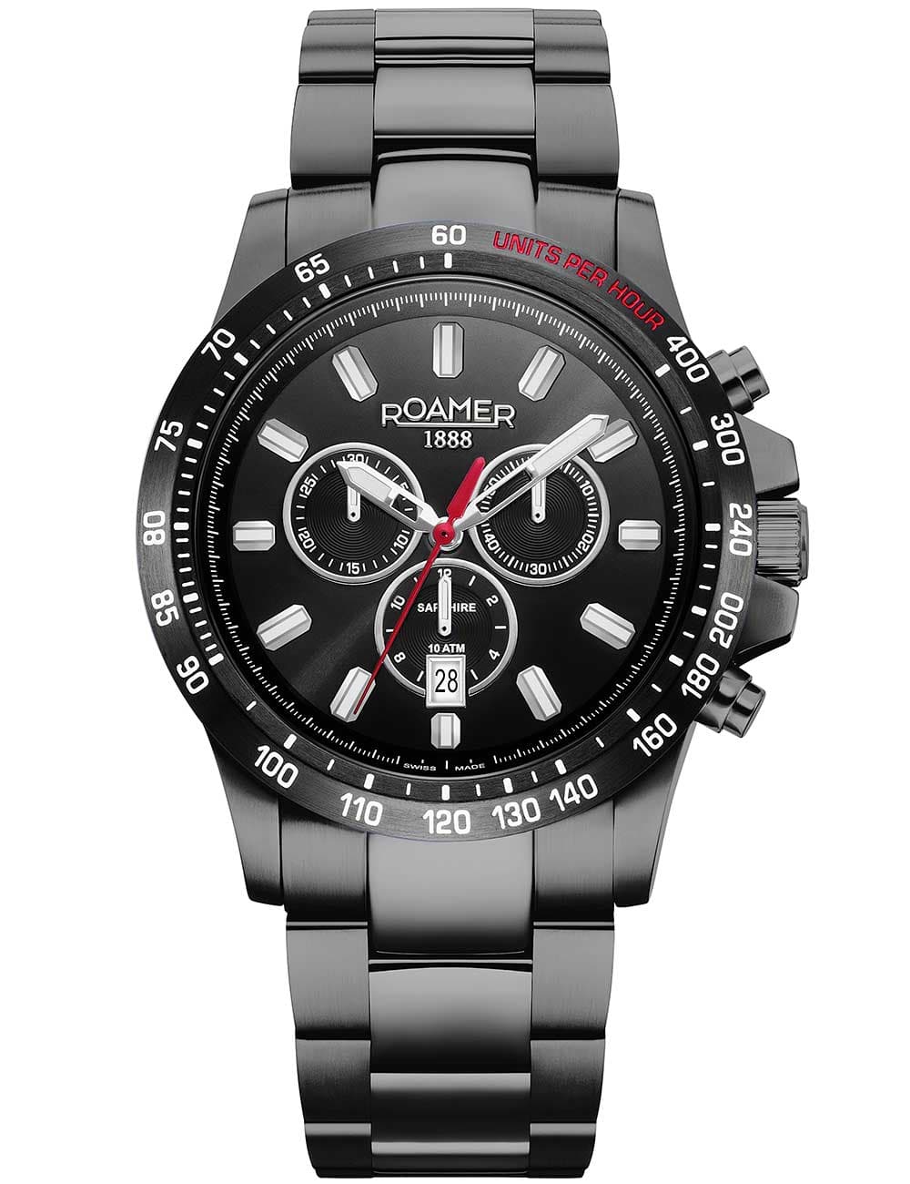 Roamer 861837 44 55 20 Herrenuhr Rimini Chronograph 45mm 10ATM