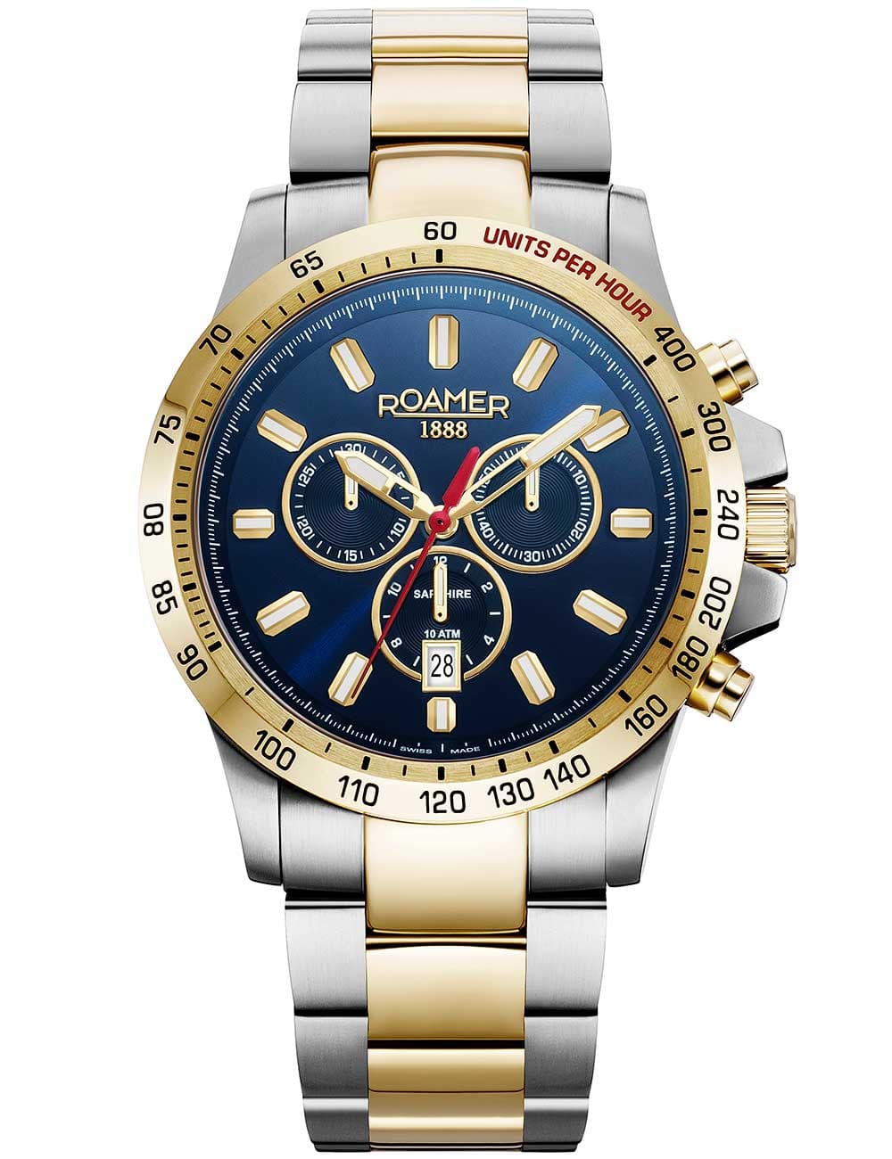 Roamer 861837 47 45 20 Herrenuhr Rimini Chronograph 45mm 10ATM