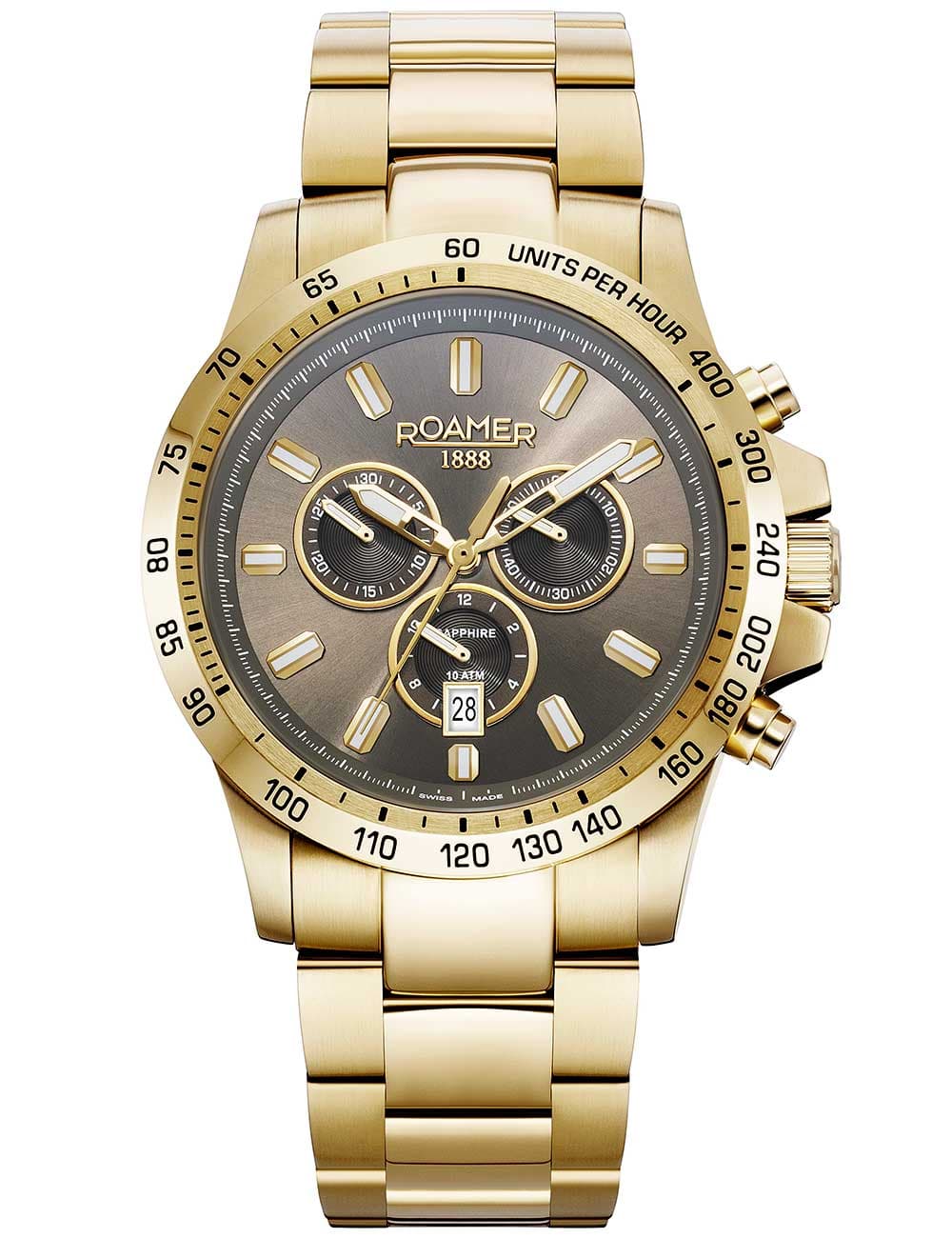 Roamer 861837 48 55 20 Herrenuhr Rimini Chronograph 45mm 10ATM