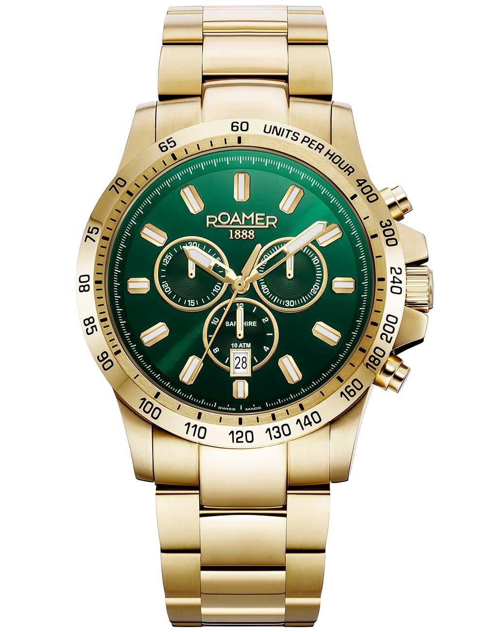 Roamer 861837 48 75 20 Herrenuhr Rimini Chronograph 45mm 10ATM