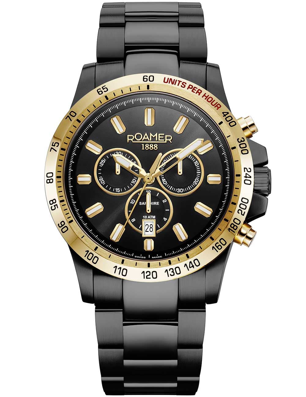 Roamer 861837 49 55 20 Herrenuhr Rimini Chronograph 45mm 10ATM