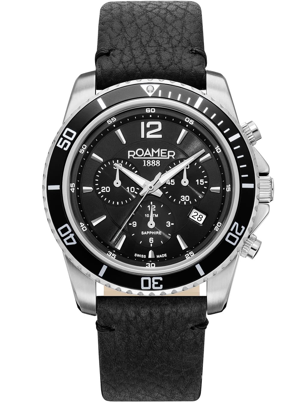 Roamer 862837 41 55 02 Herrenuhr Nautic Chrono 100 Chronograph 43mm 10ATM