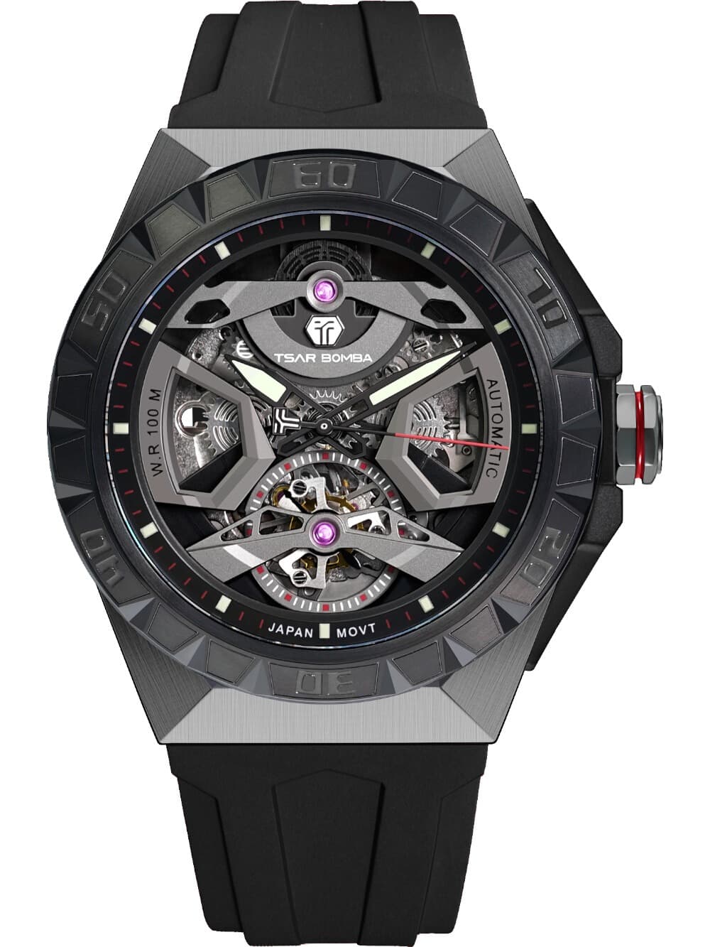 Tsar Bomba TB8804A-01 Herrenuhr Elemental Automatik 46mm 5ATM