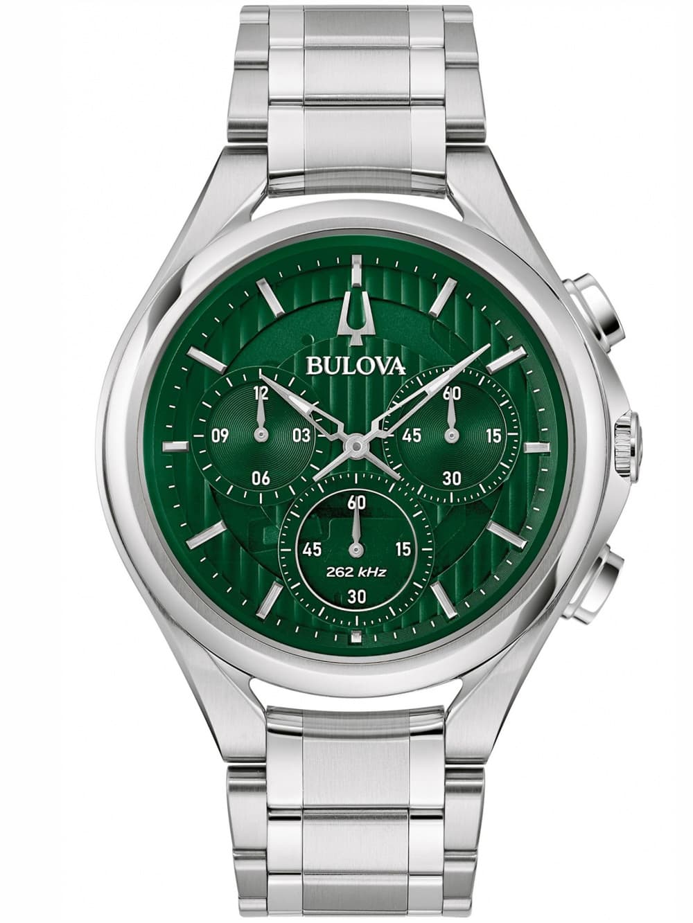 Bulova 96A297 Curv Herrenuhr Chronograph 45mm 3ATM