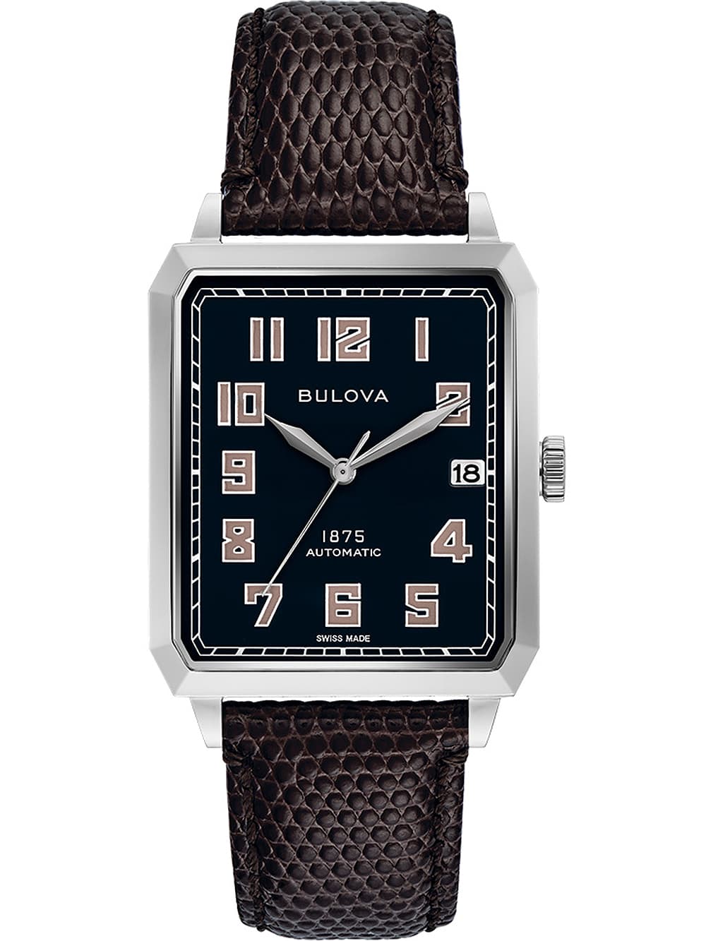 Bulova 96B332 Breton Automatik Limited Edition Herrenuhr 32mm 3ATM