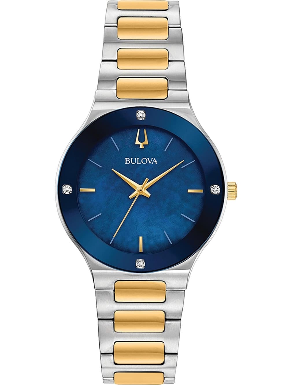 Bulova 98R273 Millennia Diamant Damenuhr 32mm 3ATM