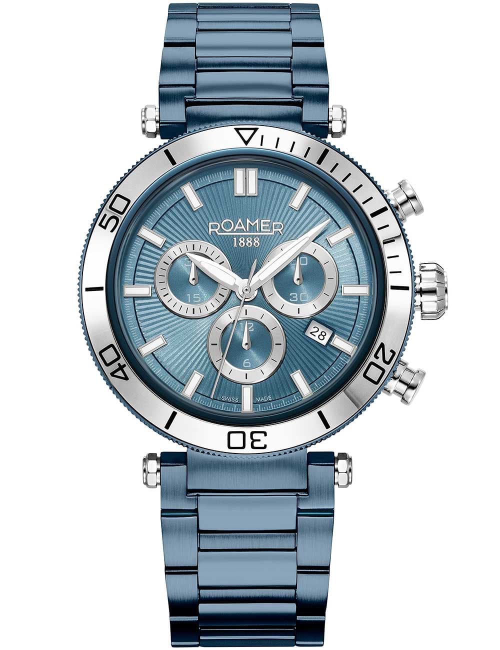 Roamer 994837 41 45 20 Herrenuhr Toscana Chronograph 43mm 5ATM