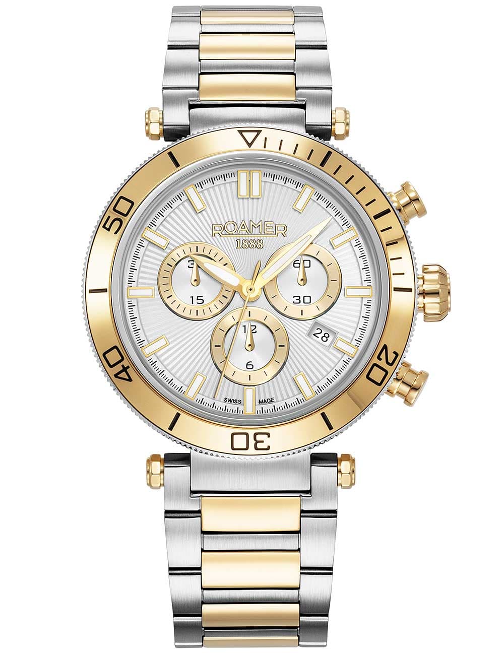 Roamer 994837 47 25 20 Herrenuhr Toscana Chronograph 43mm 5ATM