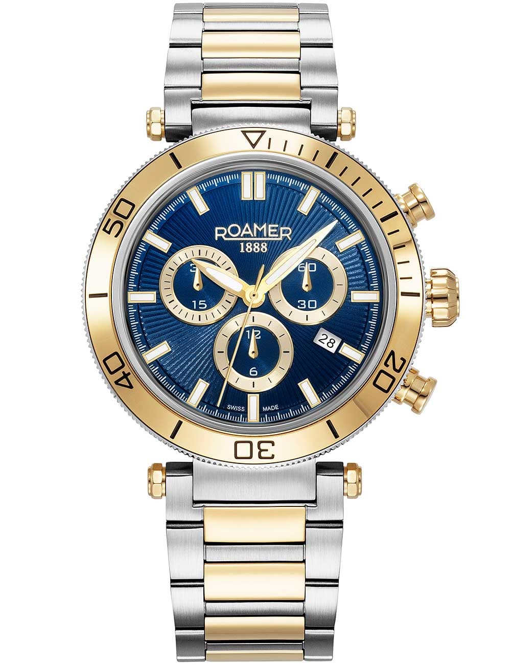 Roamer 994837 47 45 20 Herrenuhr Toscana Chronograph 43mm 5ATM