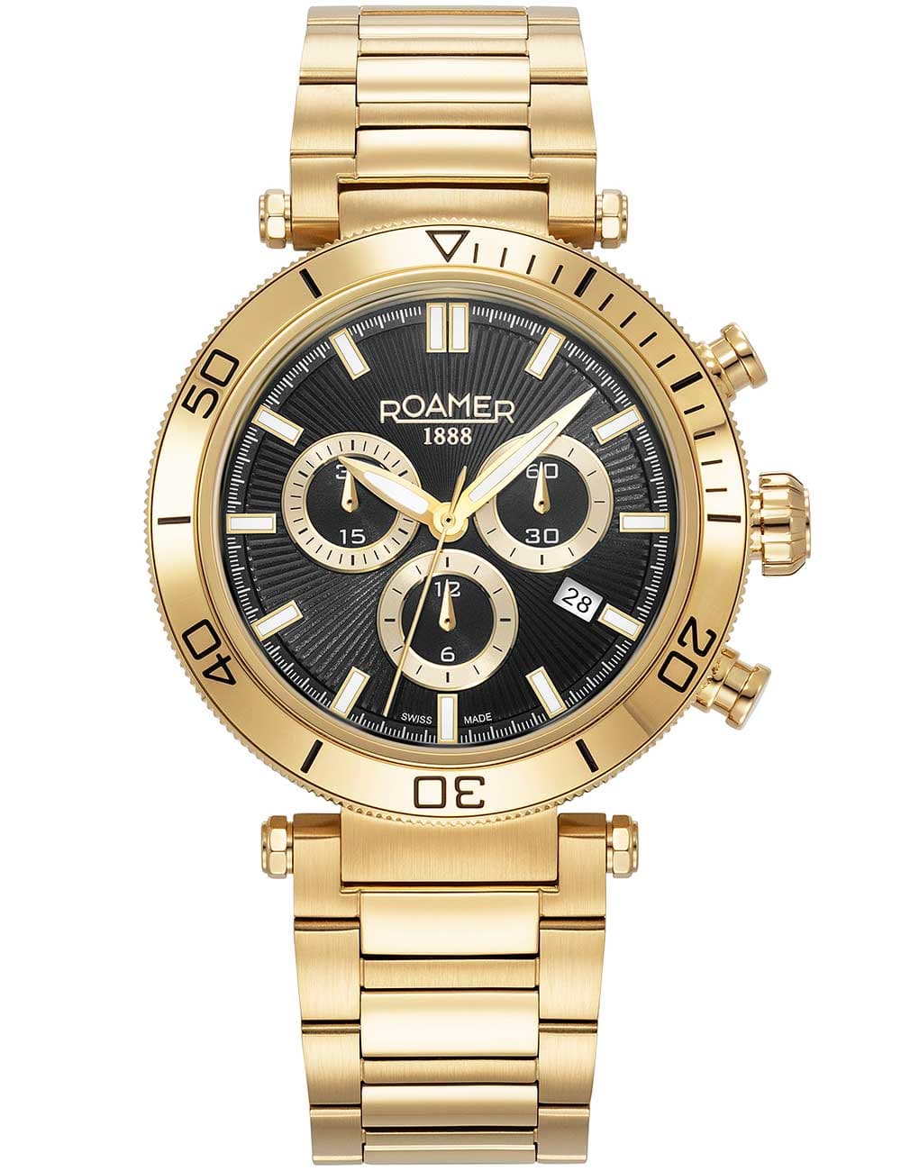 Roamer 994837 48 85 20 Herrenuhr Toscana Chronograph 43mm 5ATM