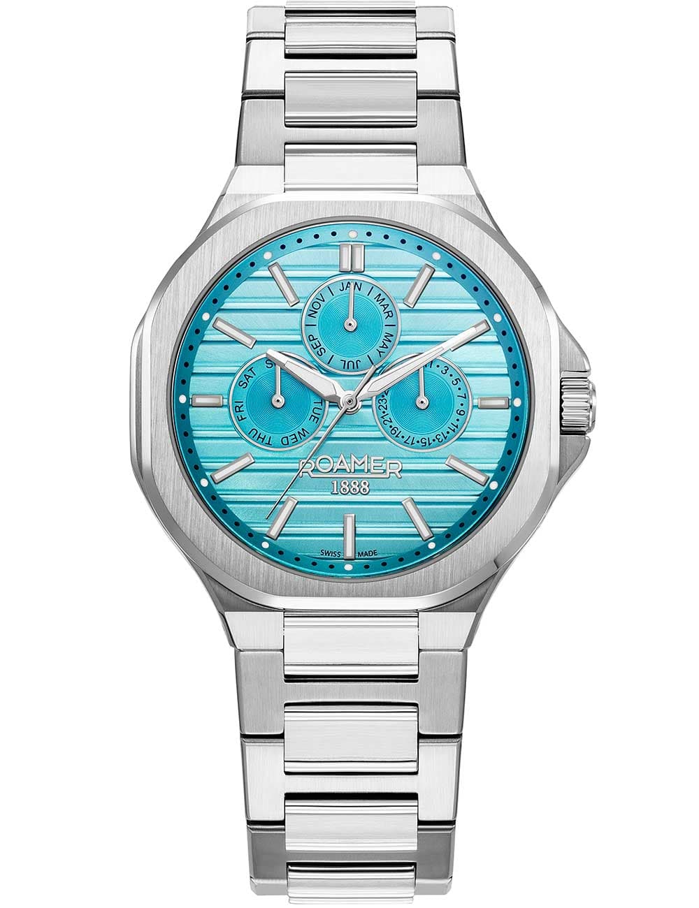 Roamer 995989 41 05 20 Herrenuhr Spirit of Time Vollkalender 42mm 3ATM