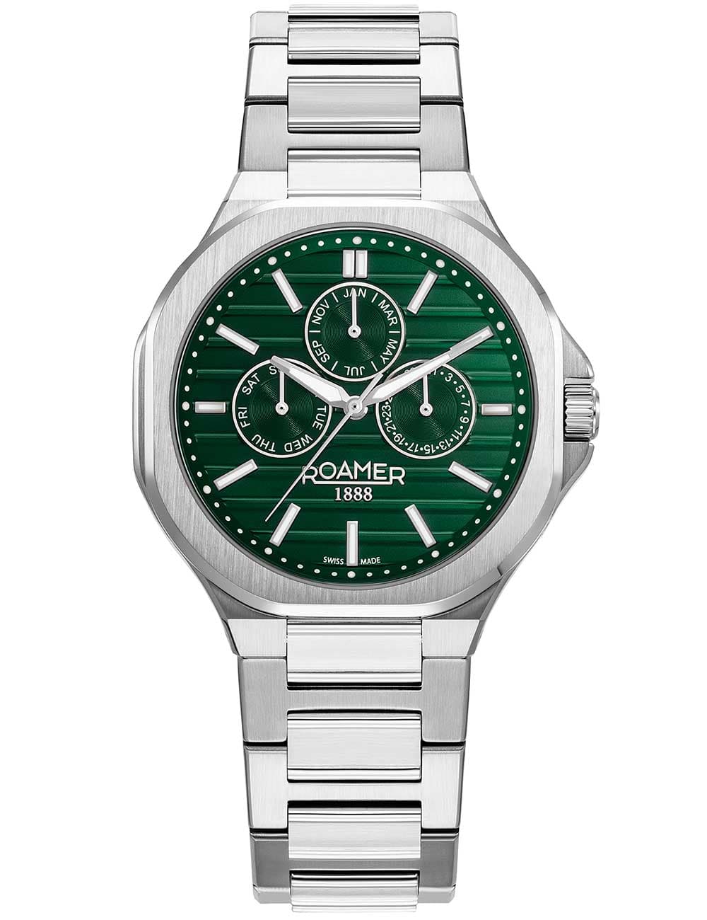 Roamer 995989 41 75 20 Herrenuhr Spirit of Time Vollkalender 42mm 3ATM