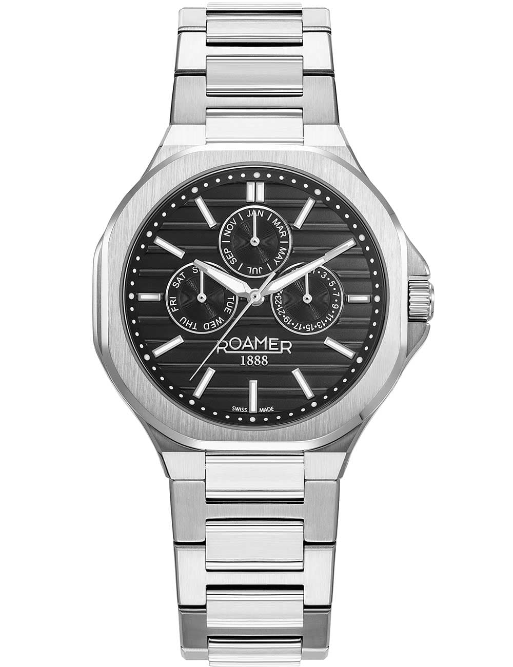 Roamer 995989 41 85 20 Herrenuhr Spirit of Time Vollkalender 42mm 3ATM