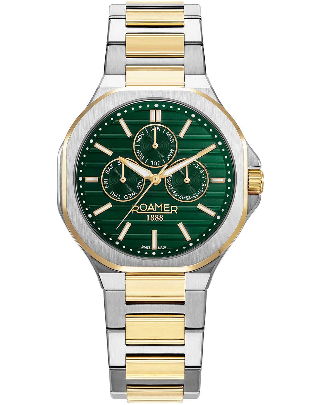 Roamer 995989 47 75 20 Herrenuhr Spirit of Time Vollkalender 42mm 3ATM