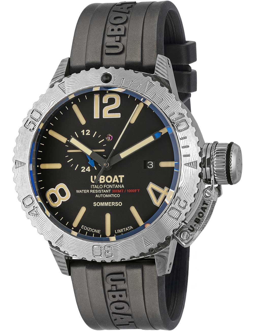 U-Boat 9988 Herrenuhr Sommerso Damasco (right) Automatik 46mm 30ATM