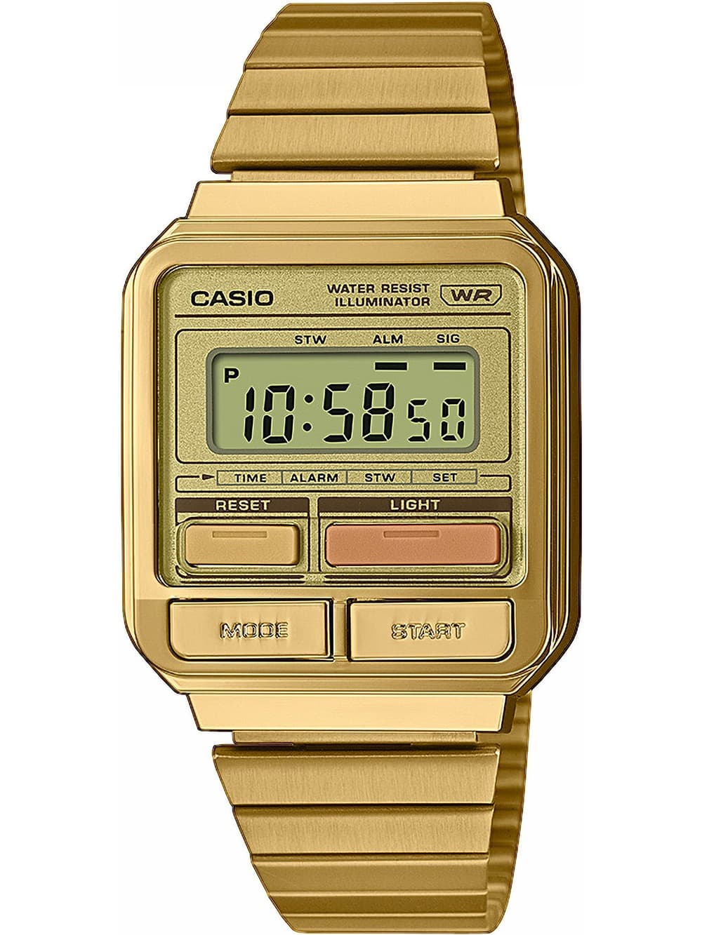 Casio A120WEG-9AEF Herrenuhr Vintage collection 34mm 1ATM