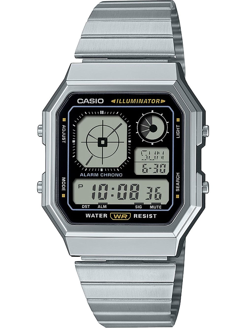 Casio A130WE-1AEF Herrenuhr Vintage collection 34mm 1ATM