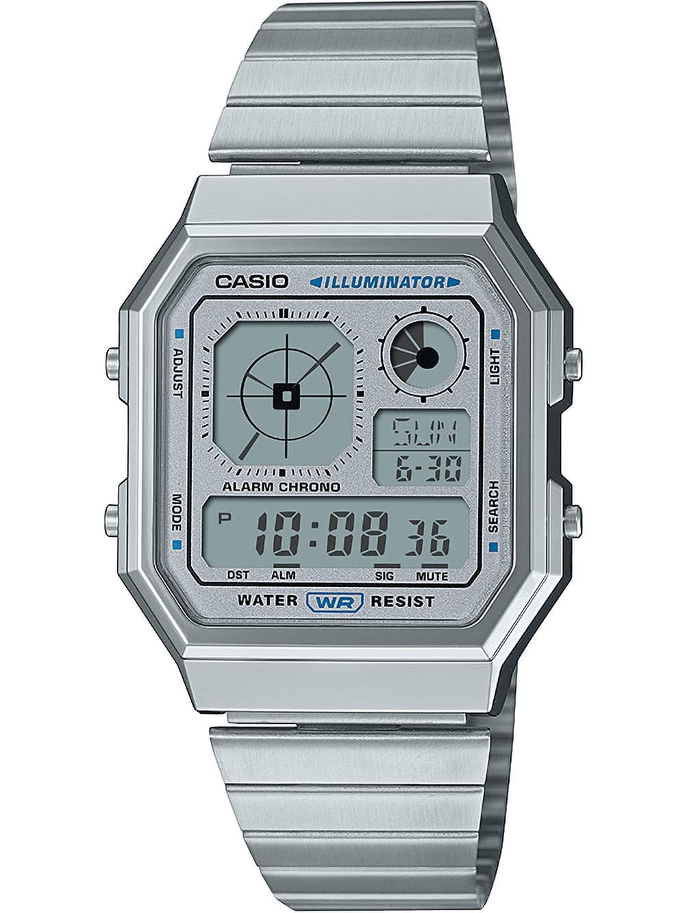 Casio A130WE-7AEF Herrenuhr Vintage collection 34mm 1ATM