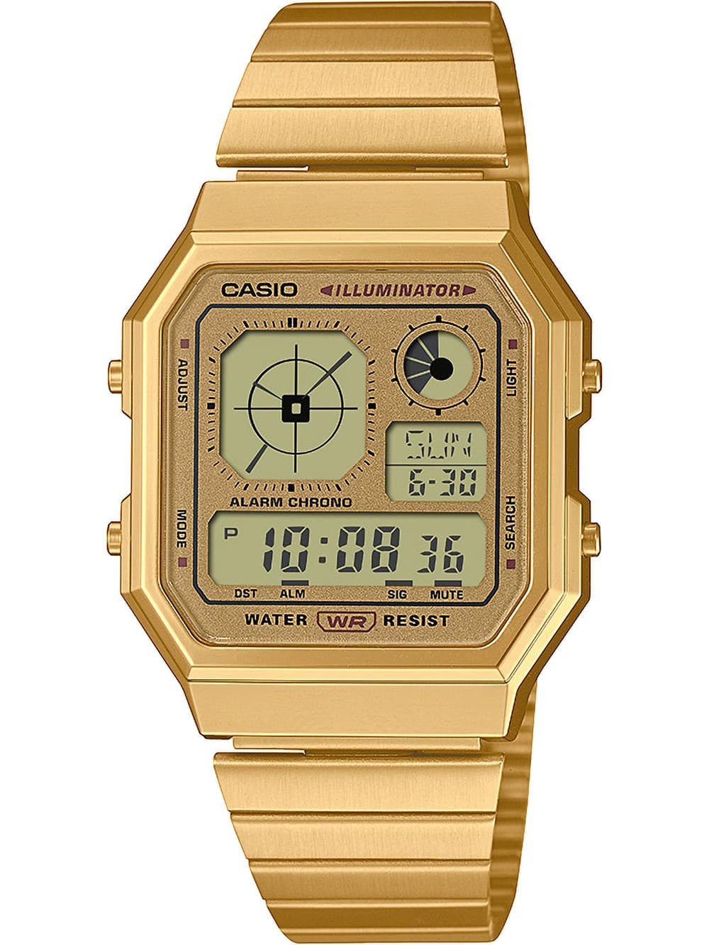 Casio A130WEG-9AEF Herrenuhr Vintage collection 34mm 1ATM