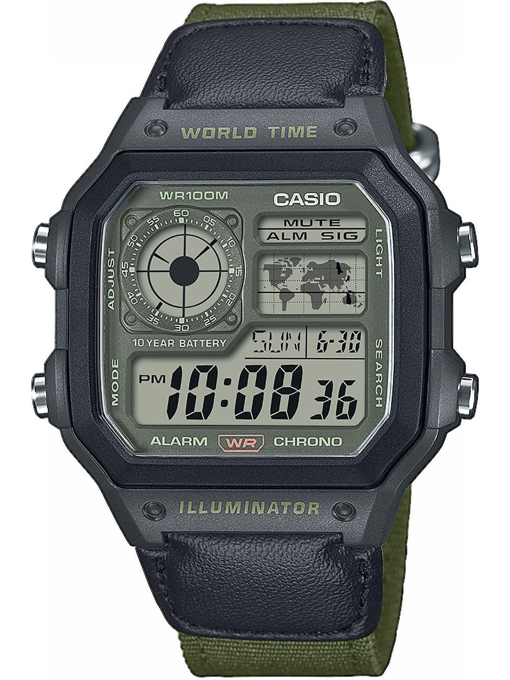 Casio AE-1200WHUB-3AVEF Herrenuhr Timeless collection 42mm 10ATM